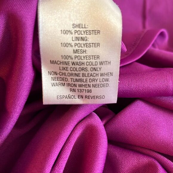 Thalia Sodi XXL‎ magenta sleeveless blouse - 3195 - Picture 4 of 4